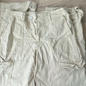 Zara Women's Cargo Pants - Beige